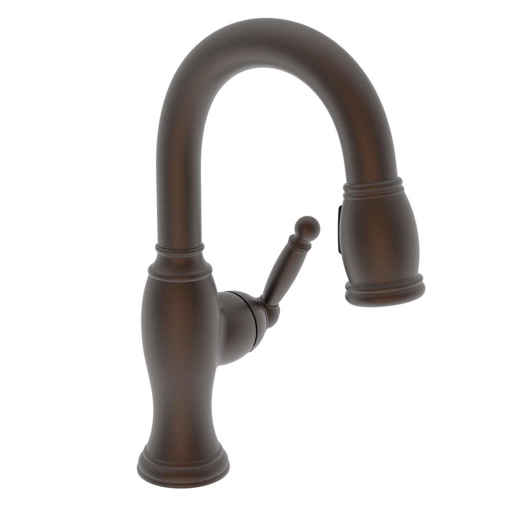 Newport Brass English Bronze Bar or Prep Faucet with Single Lever Handle 