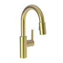 Newport Brass Satin Gold - PVD Single Handle Lever Bar Faucet 