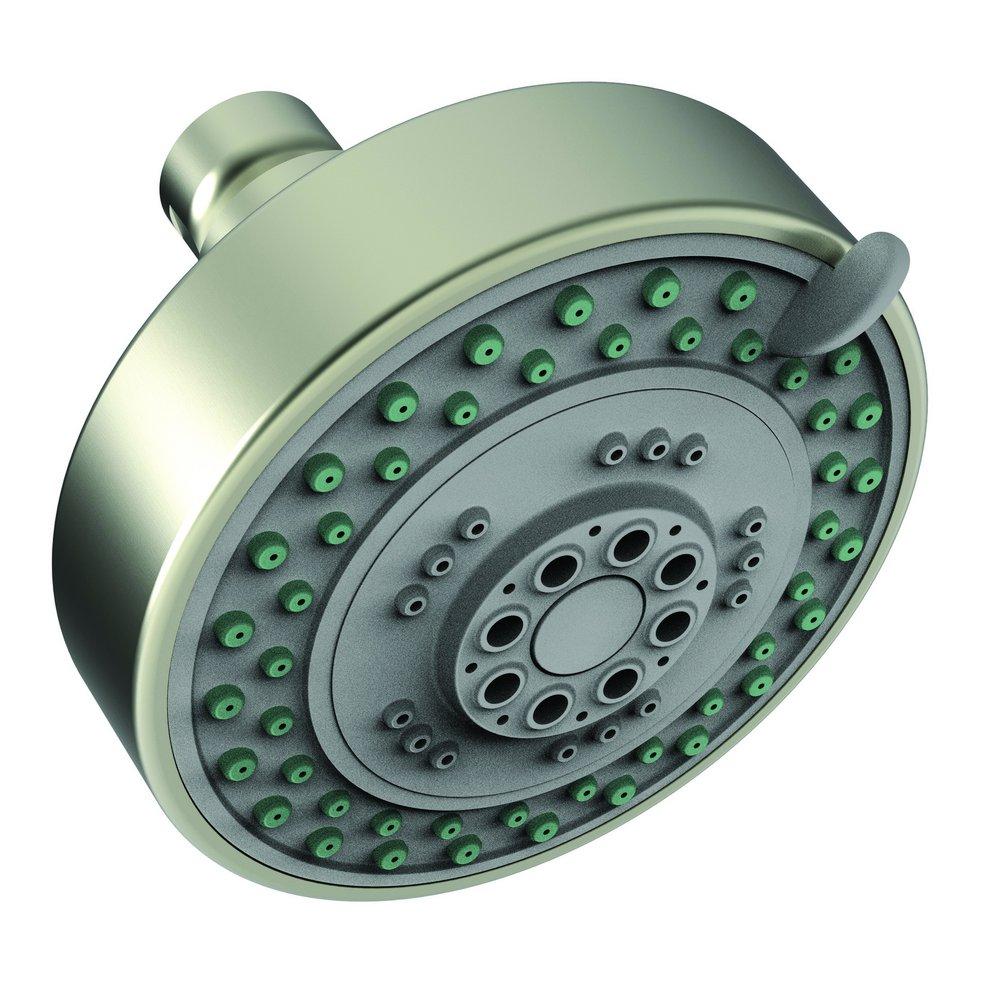 Newport Brass Satin Nickel - PVD Multi Function Rain, Spray and Massage Showerhead 