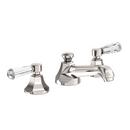 Two Handle Widespread Bathroom Sink Faucet in Polished Nickel - Natural