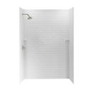 Swan Corporation White 72-1/2 x 62 in. Swanstone Shower Unit 