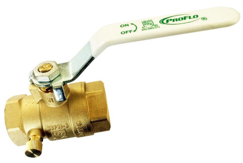 PROFLO® Brass FIP Stop & Waste Valve 