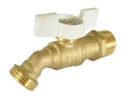 1/2 in. MIP Brass Hose Bibb Ball Valve