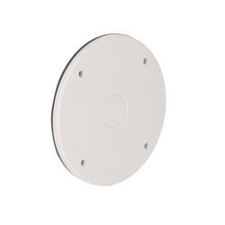 Plastic Round Lamp Holder Cover in White