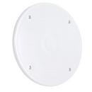 Plastic Round Lamp Holder Cover in White