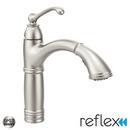 1.5 gpm 1-Hole Single Lever Handle Pull-Down Kitchen Faucet in Spot Resist Stainless Steel