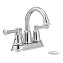 Two Handle Centerset Bathroom Sink Faucet in Chrome