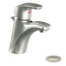 Single Handle Centerset Bathroom Sink Faucet in Brushed Nickel