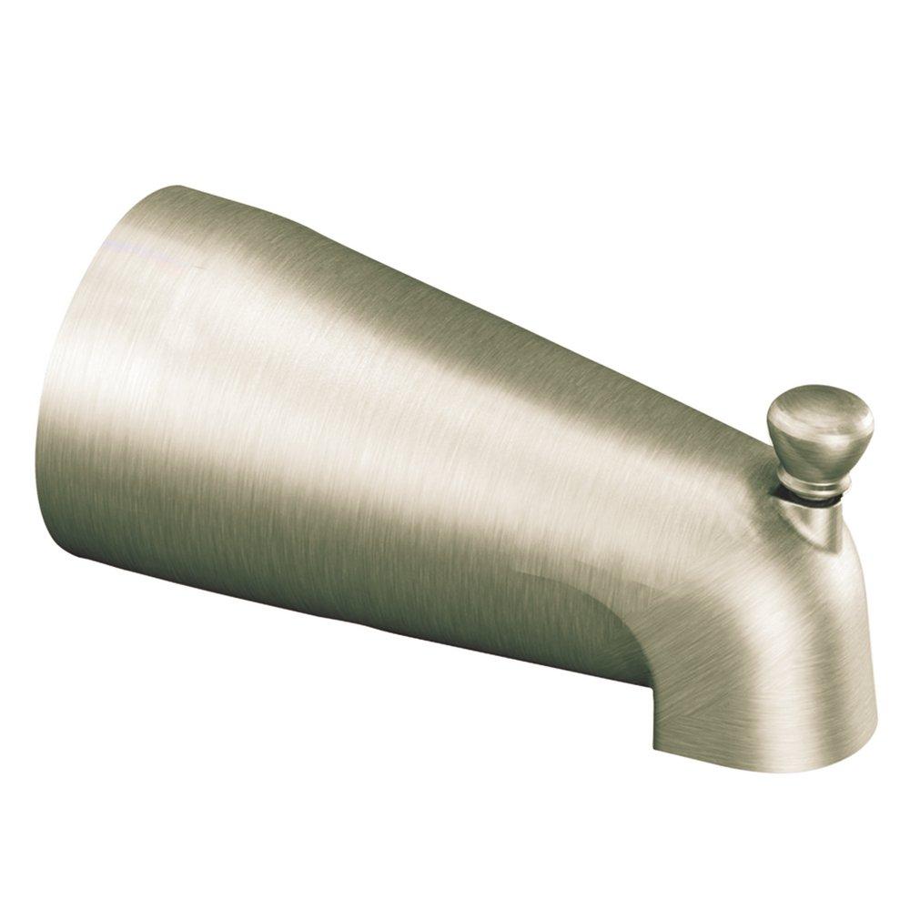 CFG Brushed Nickel 1/2 x 5-1/2 in. Metal Slip Tub Spout 