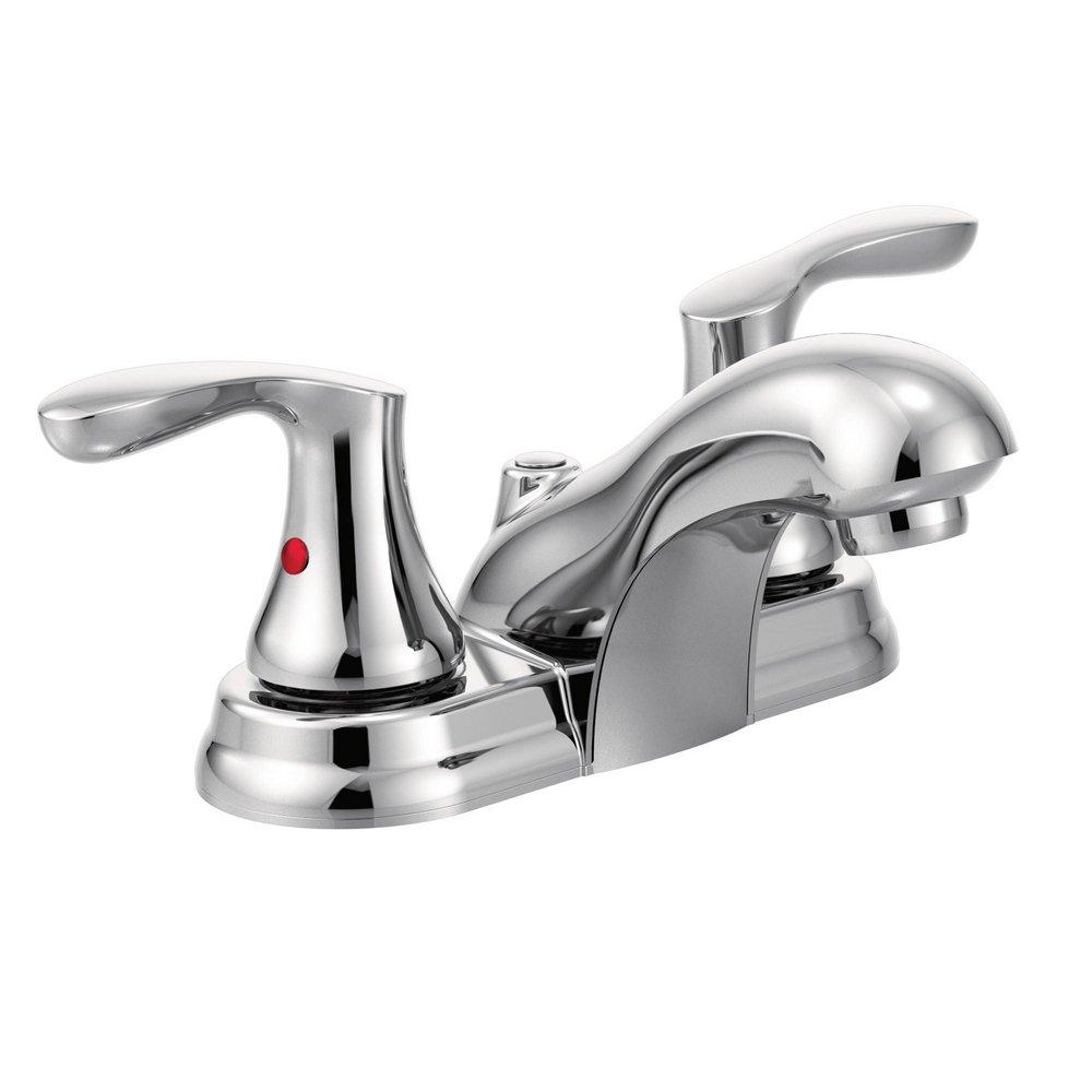 Cleveland Faucet Group Polished Chrome Two Handle Centerset Bathroom Sink Faucet 
