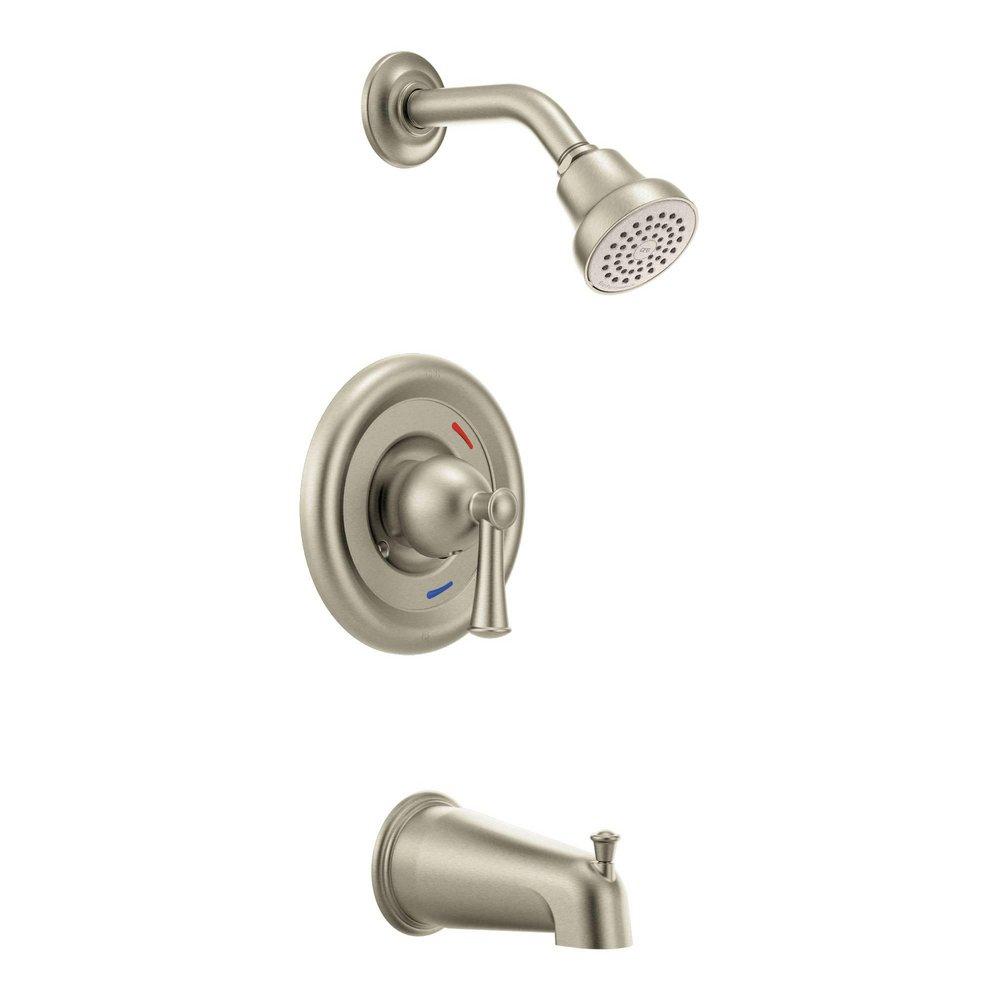 Cleveland Faucet Group Brushed Nickel Single Handle Bathtub & Shower Faucet (Trim Only) 