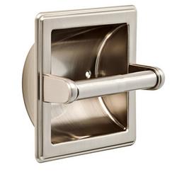 Recessed Mount Toilet Tissue Holder in Satin Nickel