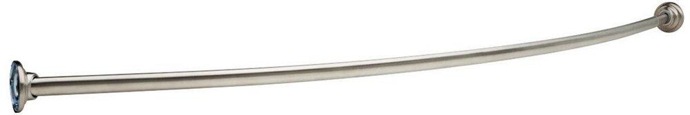 Franklin Brass Stainless Steel 60 in. Curved Shower Rod 