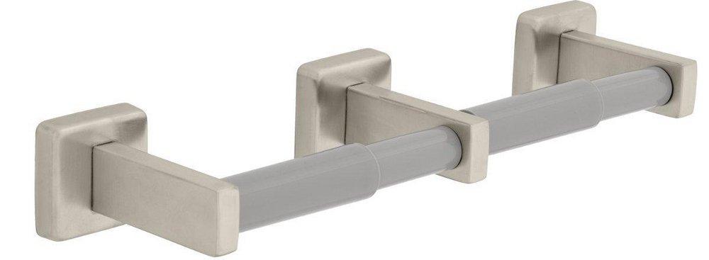 Franklin Brass Satin Stainless Steel Twin Toilet Paper Holder 
