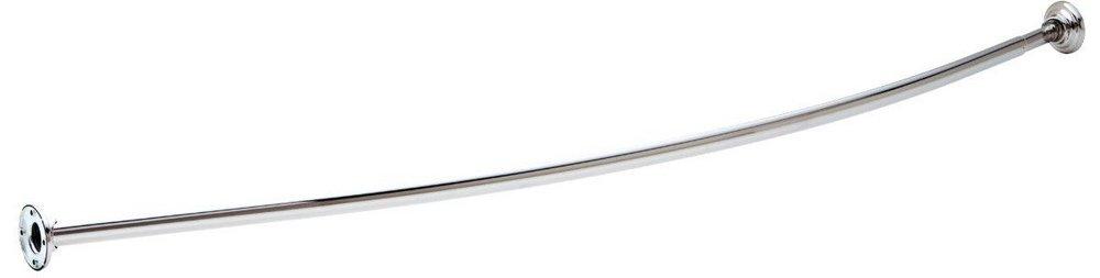 Franklin Brass Bright Stainless Steel 60 in. Curved Shower Rod 