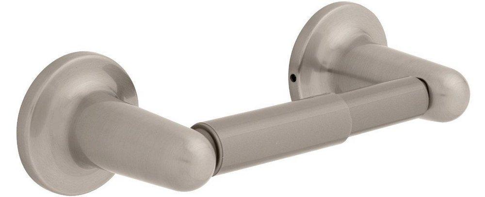 Liberty Hardware Satin Nickel Wall Mount Toilet Tissue Holder 