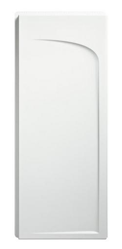 30 x 71-1/4 in. Shower End Wall Set in White