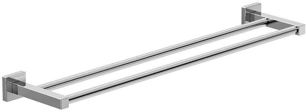 Symmons Industries Polished Chrome 24 in. Double Towel Bar 