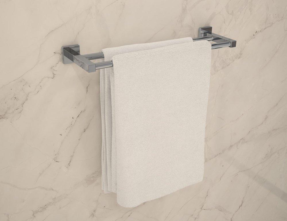 Symmons Industries Polished Chrome 24 in. Double Towel Bar 