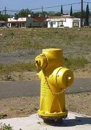 965 Series Yellow Threaded 4-1/2 in x 2-1/2 in Assembled Fire Hydrant
