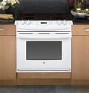 GE&reg; White 31-1/4 in. Electric 4-Burner Smoothtop Drop-In Range 