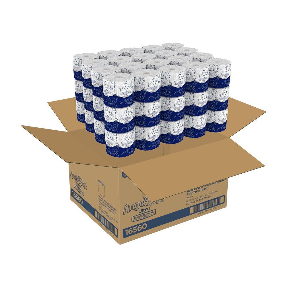 Georgia-Pacific White 2-Ply Ultra Premium Bathroom Tissue in White (Case of 60) 