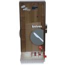 Translucent Grey Knife Dispenser for Medium Weight Cutlery in Translucent Grey 