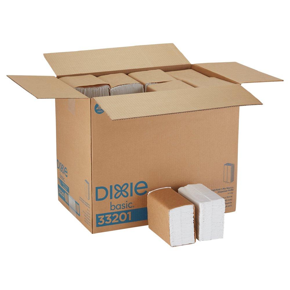 Georgia-Pacific White 250-Count Tall Fold Dispenser Napkin in White (Case of 10000) 