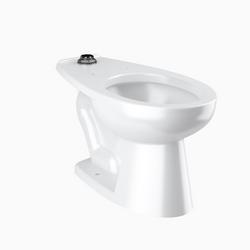 Elongated Toilet Bowl in White
