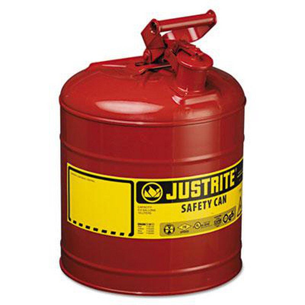 Justrite Red Safety Can in Red 