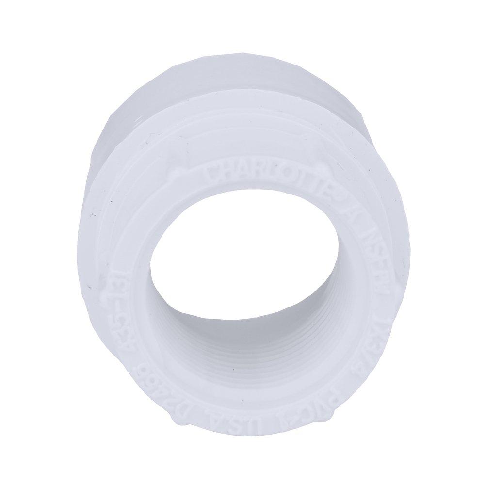 White PVC Schedule 40 Female Adapter 