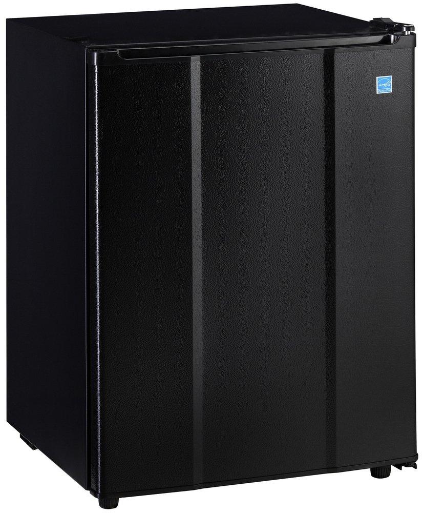 Microfridge Black 18-63/100 in. 2.4 cu. ft. Compact, Full Refrigerator 
