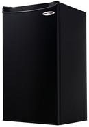 Microfridge Black 17-13/16 in. 3.4 cu. ft. Compact Refrigerator 