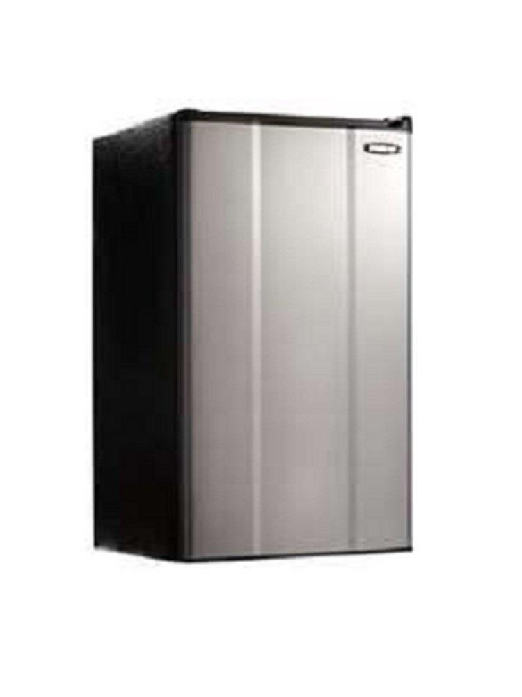 Microfridge Stainless Steel 18-5/8 in. 3.6 cu. ft. Compact Refrigerator 