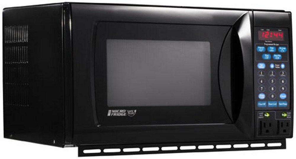 Microfridge Black 18-13/100 in. 0.7 cf 700W Microwave Oven 