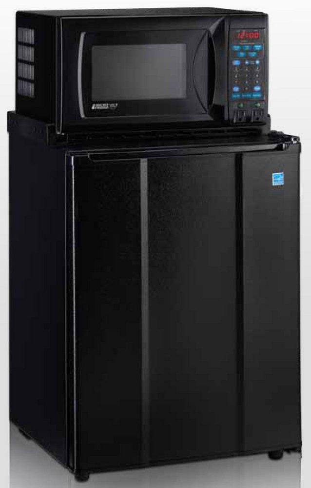 Microfridge Black 18-63/100 in. 2.43 cu. ft. Refrigerator 