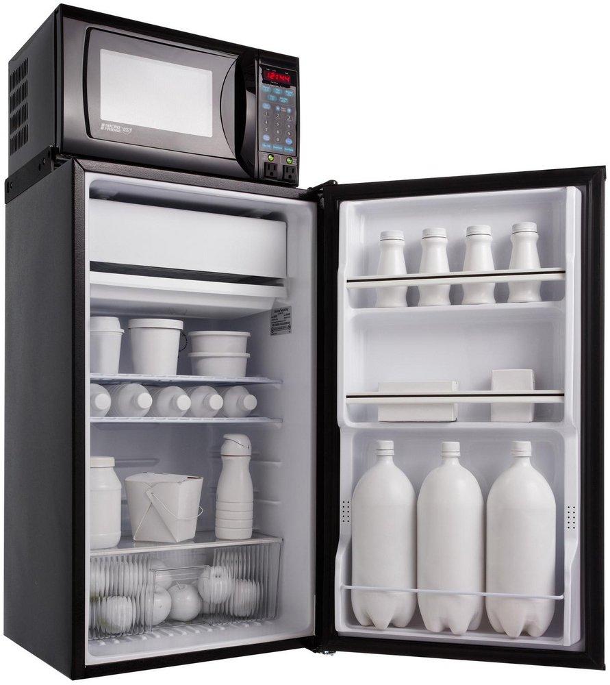 Microfridge Black 18-5/8 in. 3.6 cu. ft. Compact Refrigerator 