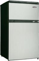 18-7/8 in. 3 cu. ft. Compact Refrigerator in Black Stainless Steel