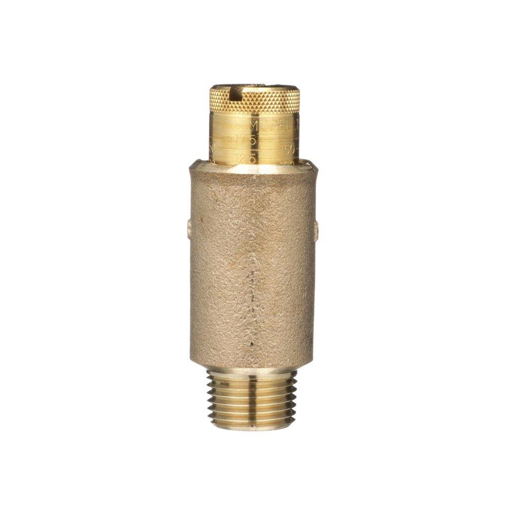 Zurn Wilkins Cast Bronze Brass and Cast Bronze MNPT x FNPT Pressure Relief Valve 