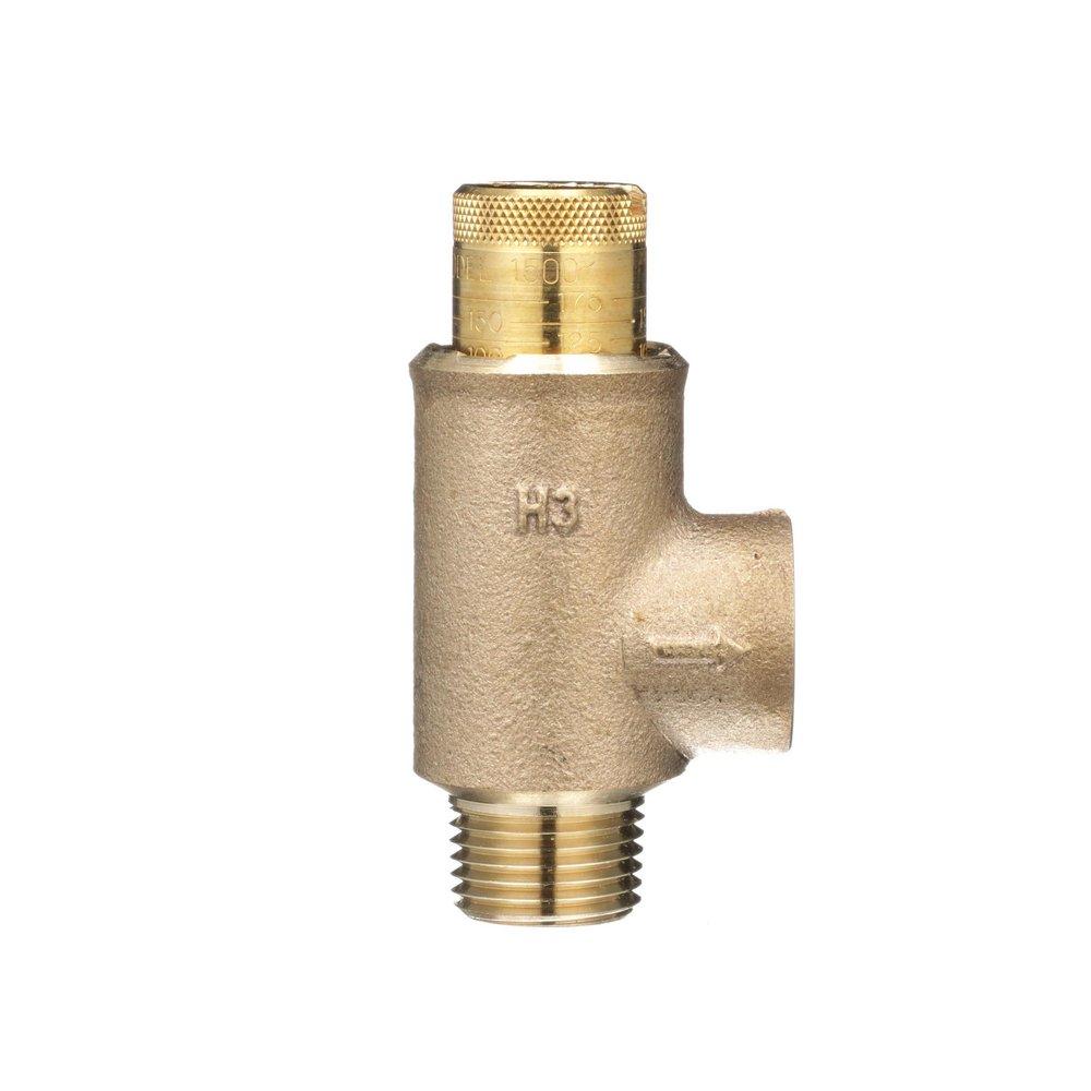 Zurn Wilkins Cast Bronze Brass and Cast Bronze MNPT x FNPT Pressure Relief Valve 
