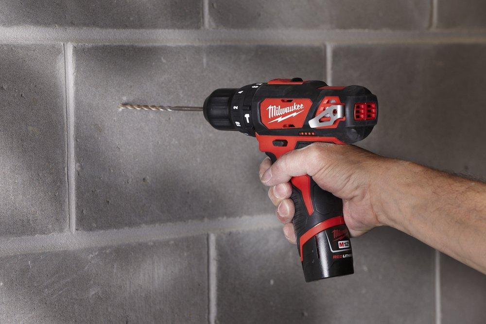 Milwaukee&reg; Black 12V Hammer Drill 