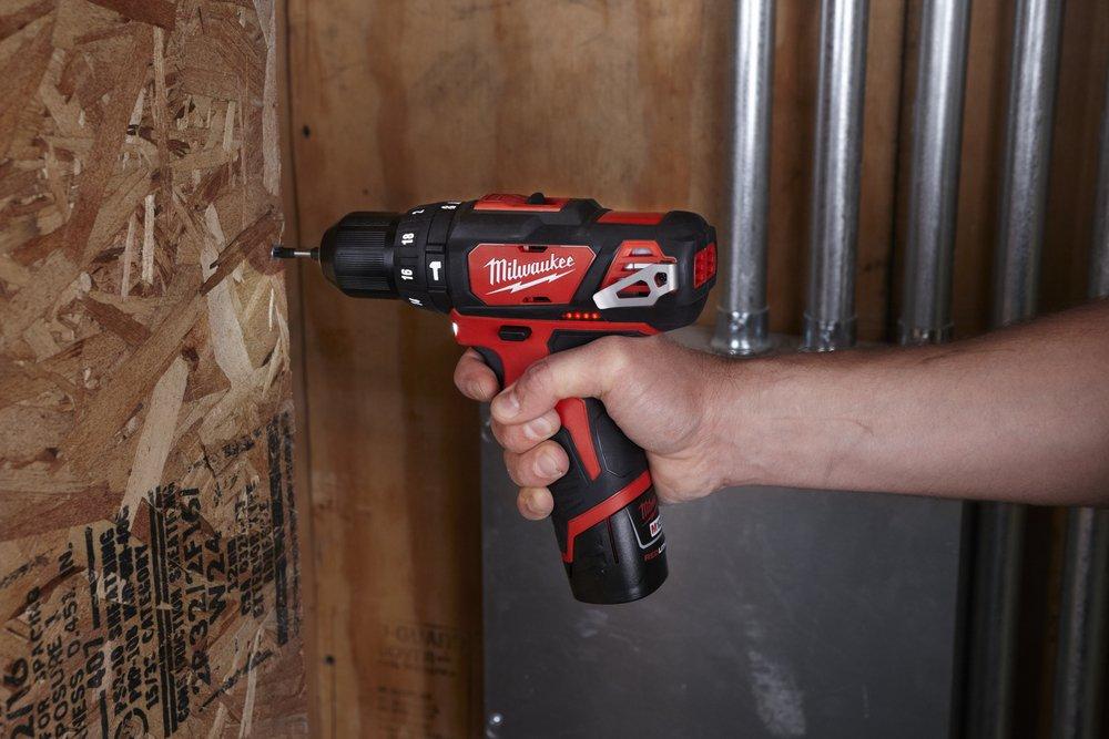 Milwaukee&reg; Black 12V Hammer Drill 
