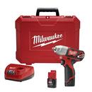 Milwaukee&reg; Red 12V Red Lithium Impact Wrench Kit 