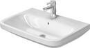 25-5/8 in. Wall Mount or Pedestal Rectangular Ceramic Bathroom Sink in White