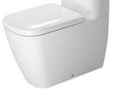 1.6 and 0.8 gpf Elongated Floor Mount Two Piece Toilet in White