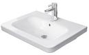 25-59/100 x 18-9/10 in. Rectangular Drop-in Bathroom Sink in White Alpin