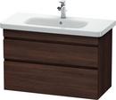 36-5/8 x 17-5/8 in. 1-Hole Wall Mount Vanity Top for 232010 Furniture Washbasin in Chestnut Dark