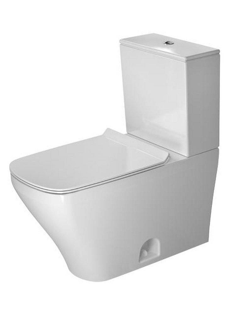 Duravit White 1.32 gpf Elongated Floor Mount Toilet Bowl 