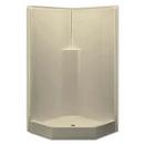 Aquarius Industries White 39-1/2 x 39-1/2 x 78-1/2 in. Corner Shower Unit 