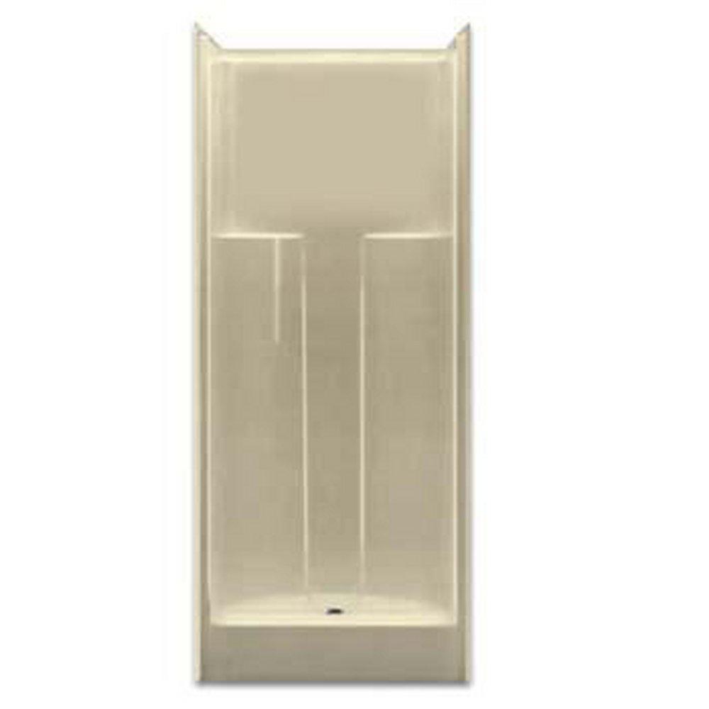 Aquarius Industries White 31-3/4 x 32 x 78-1/4 in. Alcove Shower Unit 